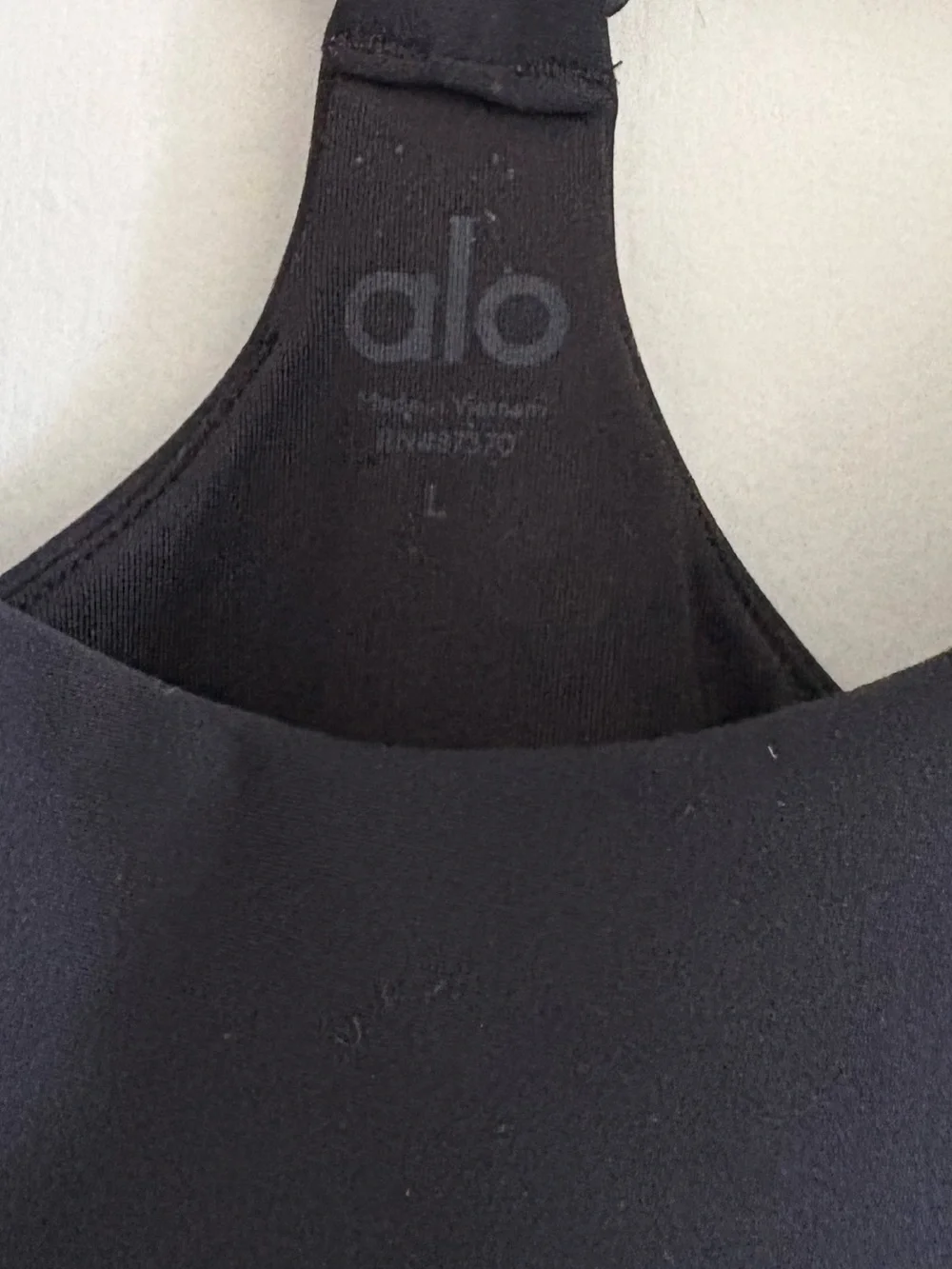 ALO Airlift Suit up Black Sports Bra